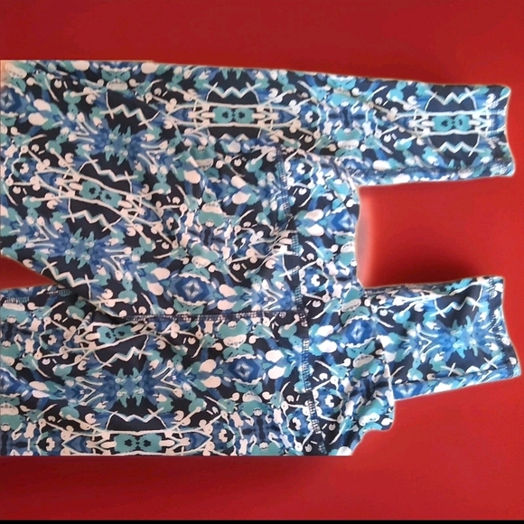 Blue Patterned Leggings - Picture 4 of 4